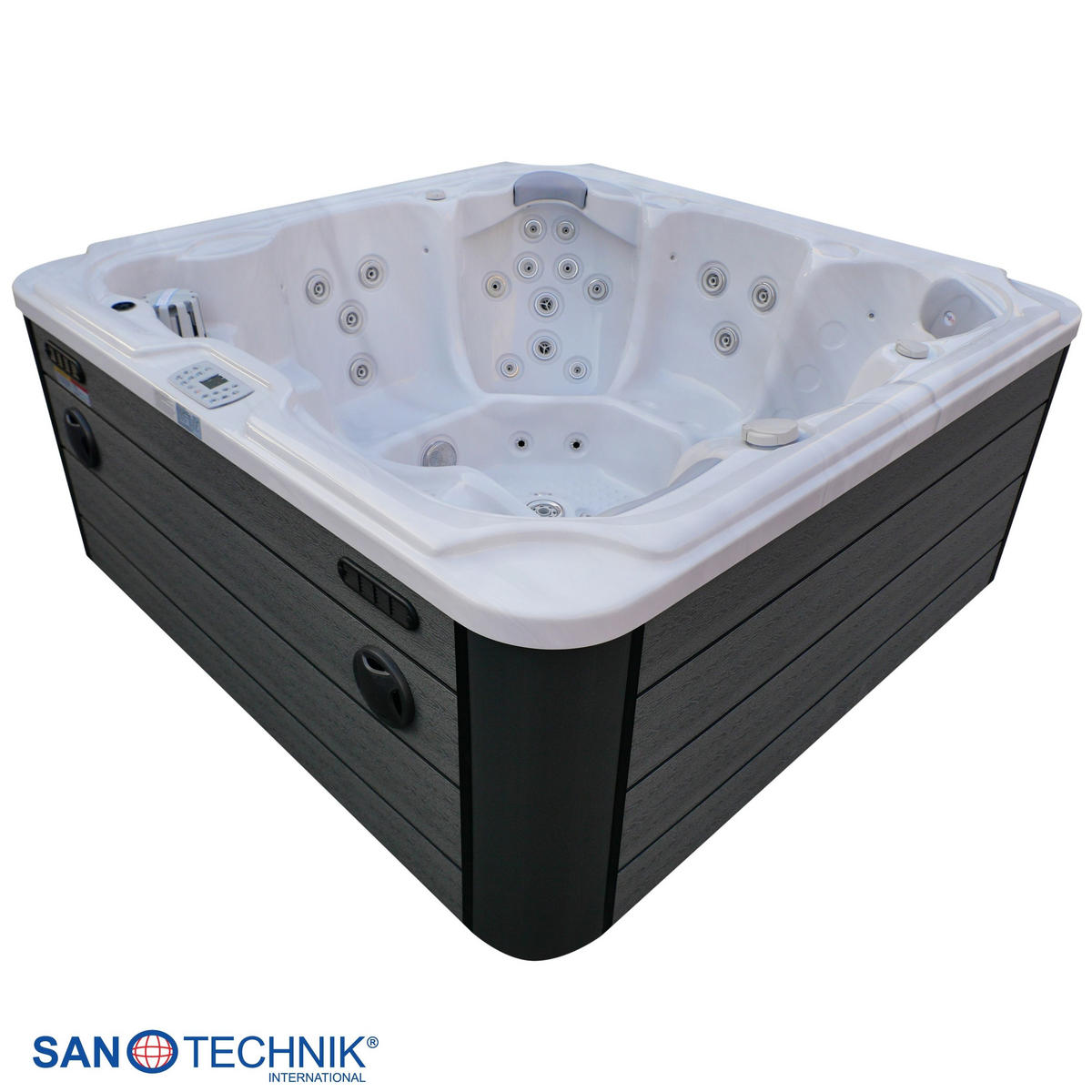 WHIRLPOOL XXL1912  - Schwarz/Weiß, Basics, Kunststoff (210/95/210cm)