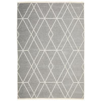 FLACHWEBETEPPICH 120/170 cm Olivia  - Weiss/Grau, Lifestyle, Textil (120/170cm) - Novel