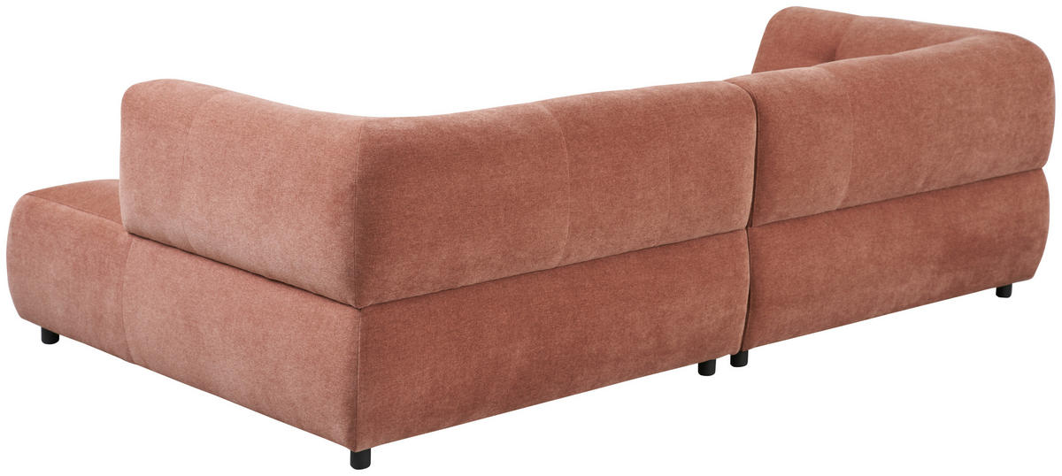 SOFFA i rostfärgad  - svart/rostfärgad, Design, textil/plast (244/73/140cm) - Pure Home Comfort