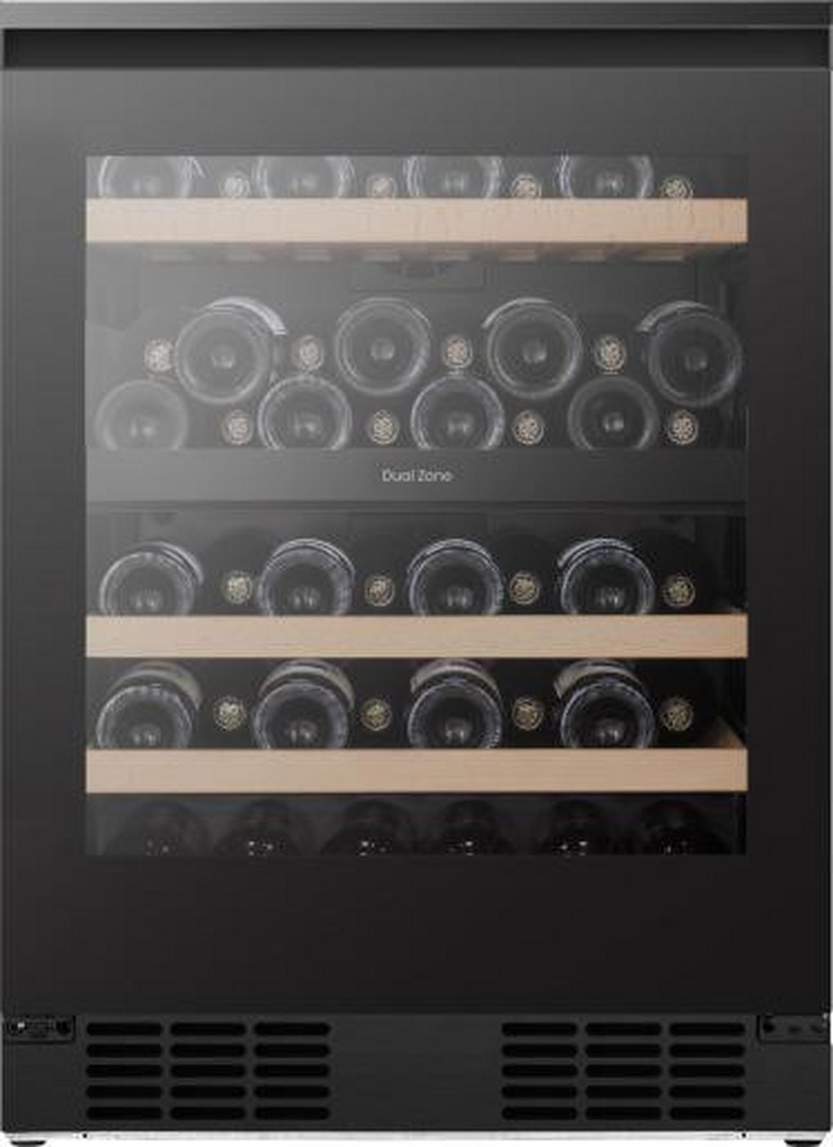 WEINKLIMASCHRANK RW3N122GALF  - Schwarz, MODERN, Glas/Holz (59,5/81,9/57,5cm) - Hisense