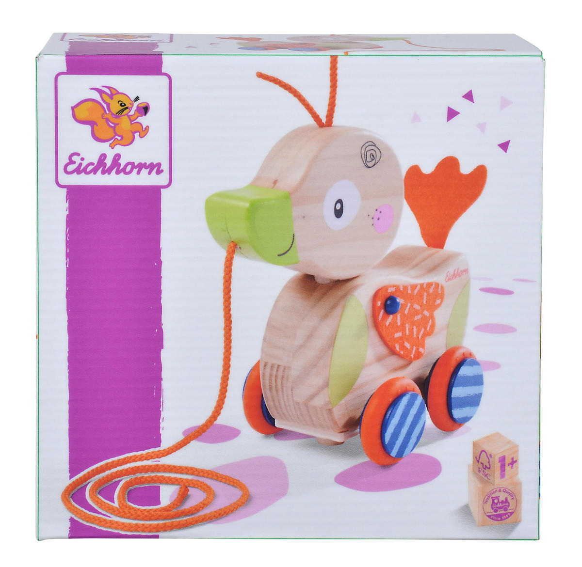 SPIELFAHRZEUG - Multicolor, Basics, Holz/Kunststoff (9/17,5/17cm) - Simba