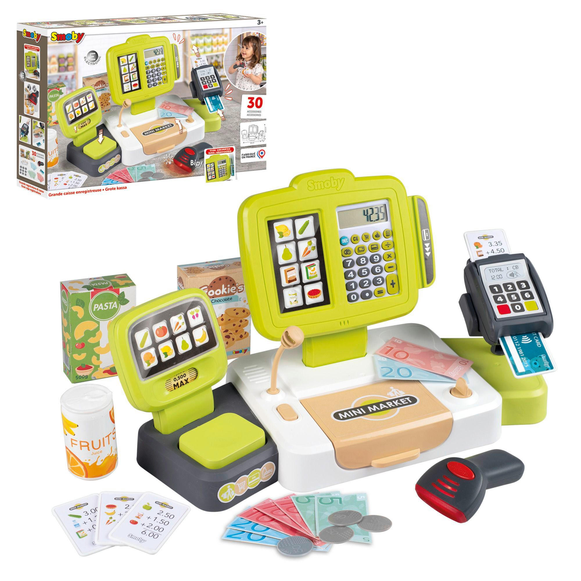 SPIELKASSE - Multicolor, Basics, Kunststoff (9/41/29cm) - SMOBY