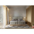 BOXSPRINGBETT 180/200 cm  in Eichefarben, Olivgrün  - Eichefarben/Olivgrün, Natur, Holz/Textil (180/200cm) - Valnatura