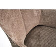 ARMLEHNSTUHL  in Eisen Webstoff  - Beige/Schwarz, Design, Textil/Metall (64/88/60cm) - Novel