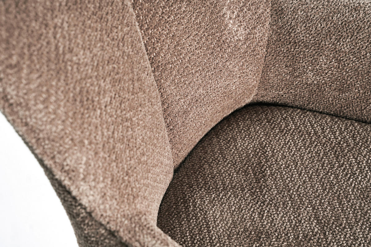 ARMLEHNSTUHL  in Eisen Webstoff  - Beige/Schwarz, Design, Textil/Metall (64/88/60cm) - Novel