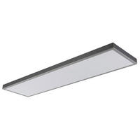 LED-DECKENLEUCHTE    120/30/7,5 cm  - Weiss/Dunkelgrau, Basics, Kunststoff/Metall (120/30/7,5cm) - Globo