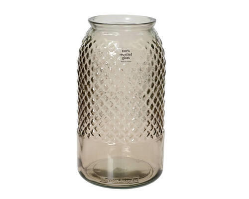 VASE 28 cm  - Beige, Trend, Glas (15,00/15,00/28cm) - Ambia Home