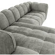 ECKSOFA in Chenille Dunkelgrau 172/272 cm - Dunkelgrau/Schwarz, KONVENTIONELL, Kunststoff/Textil (172/272cm) - Carryhome