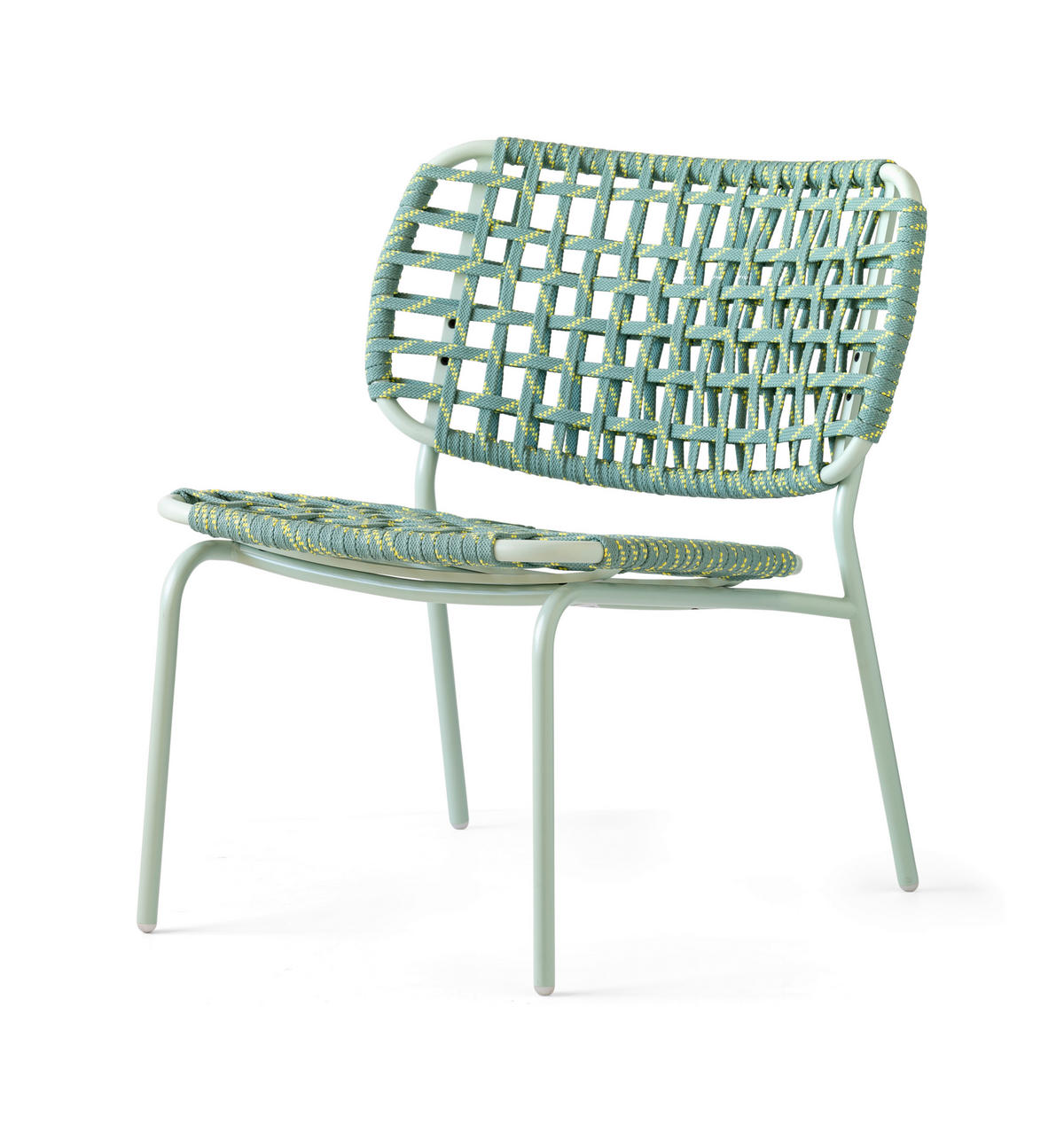 GARTENSTUHL Edelstahl Pastellgrün  - Pastellgrün, Basics, Textil/Metall (64/72/72cm) - Connubia 