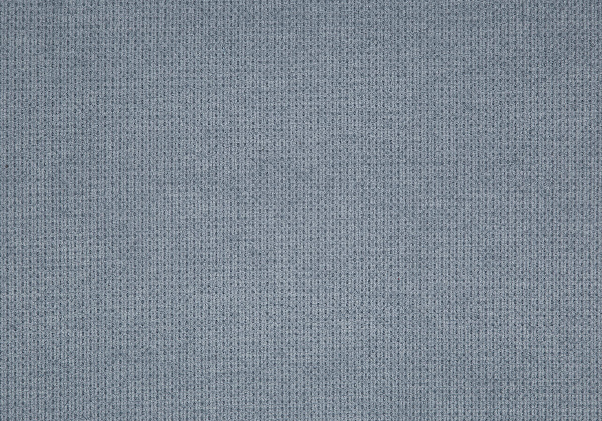 ECKSOFA in Flachgewebe Graublau  283/254 cm  - Chromfarben/Graublau, MODERN, Kunststoff/Textil (283/254cm) - Sit & More