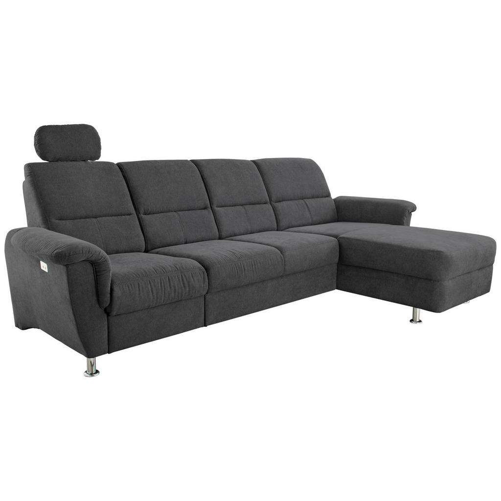 Ecksofa Parole Schwarz S: 292/165 Cm