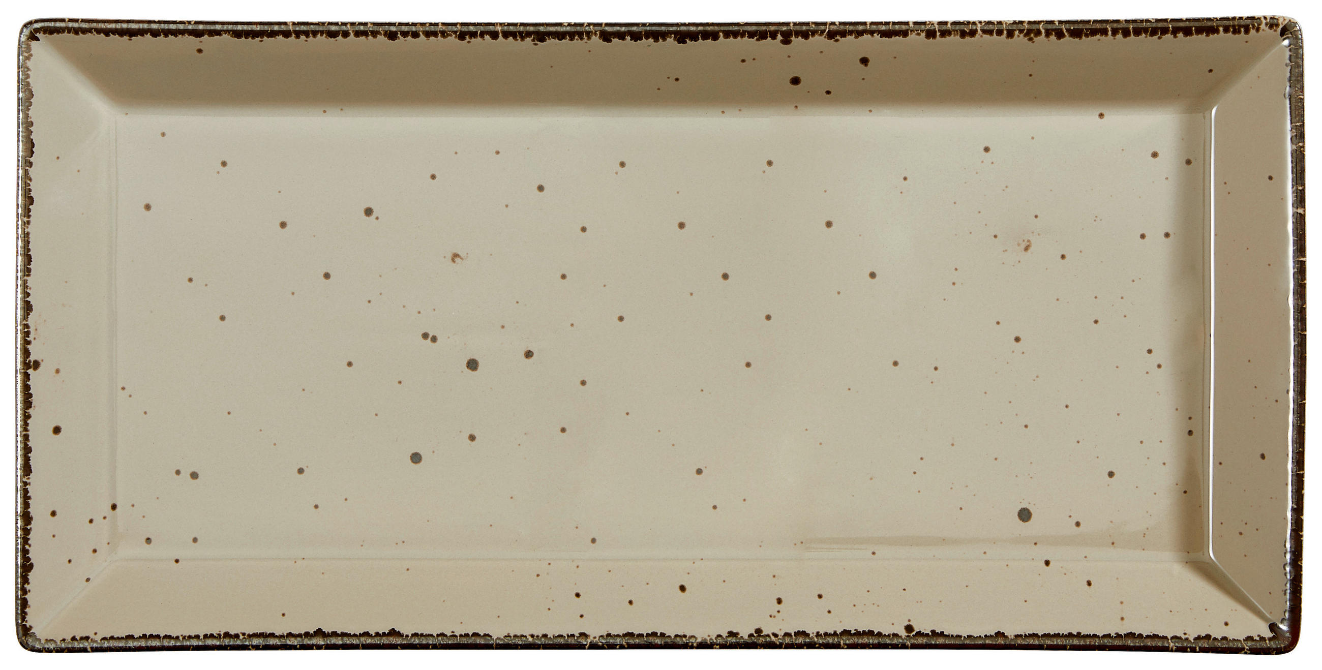SERVIERPLATTE - Taupe, LIFESTYLE, Keramik (20/41cm) - Landscape