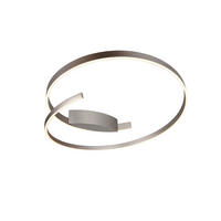 LED-DECKENLEUCHTE Cinardi 75.5/25.5 cm   - Schwarz, Design, Metall (75.5/25.5cm) - Cinque