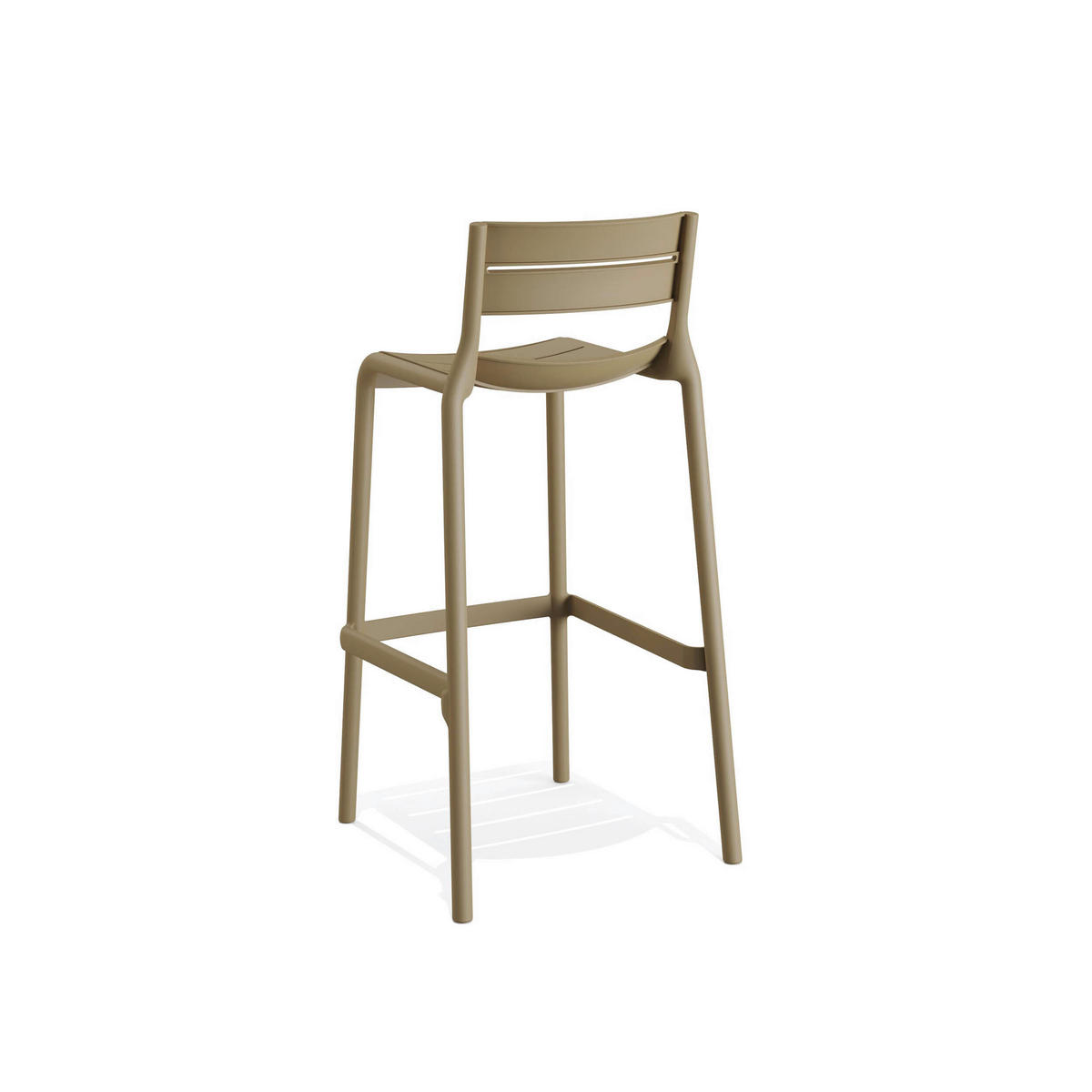 GARTENSTUHL-SET Sandfarben  - Sandfarben, MODERN, Kunststoff (49/100/49cm)