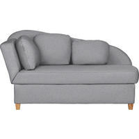 LIEGE in Flachgewebe Grau  - Grau, Lifestyle, Holz/Textil (85/97/180cm) - Novel