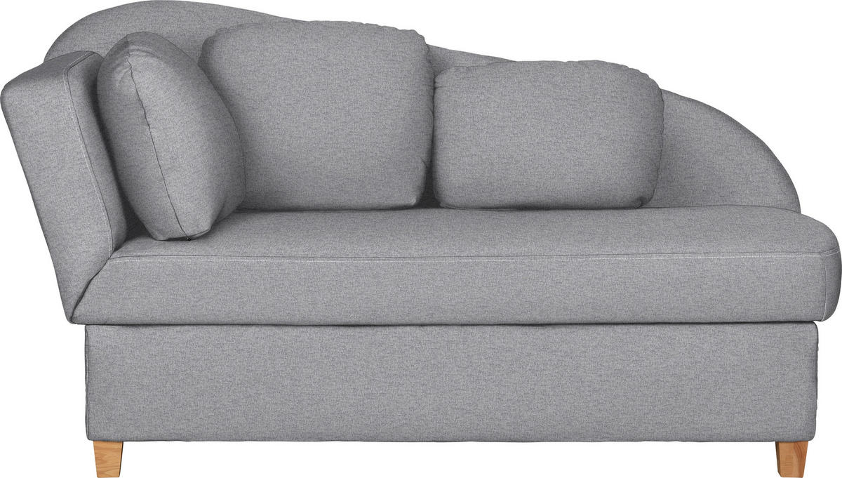 LIEGE in Flachgewebe Grau  - Grau, Lifestyle, Holz/Textil (85/97/180cm) - Novel