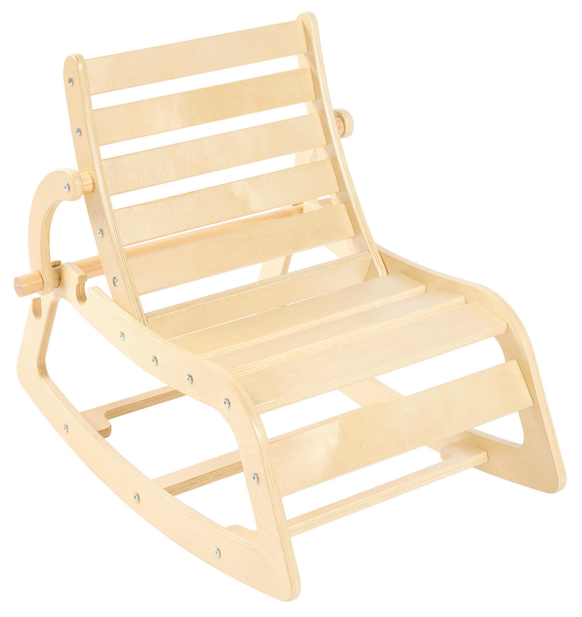 DJEČJA STOLICA  Swing and more  - prirodne boje/bež, Basics, drvo/tekstil (42/70/56cm) - Jimmylee