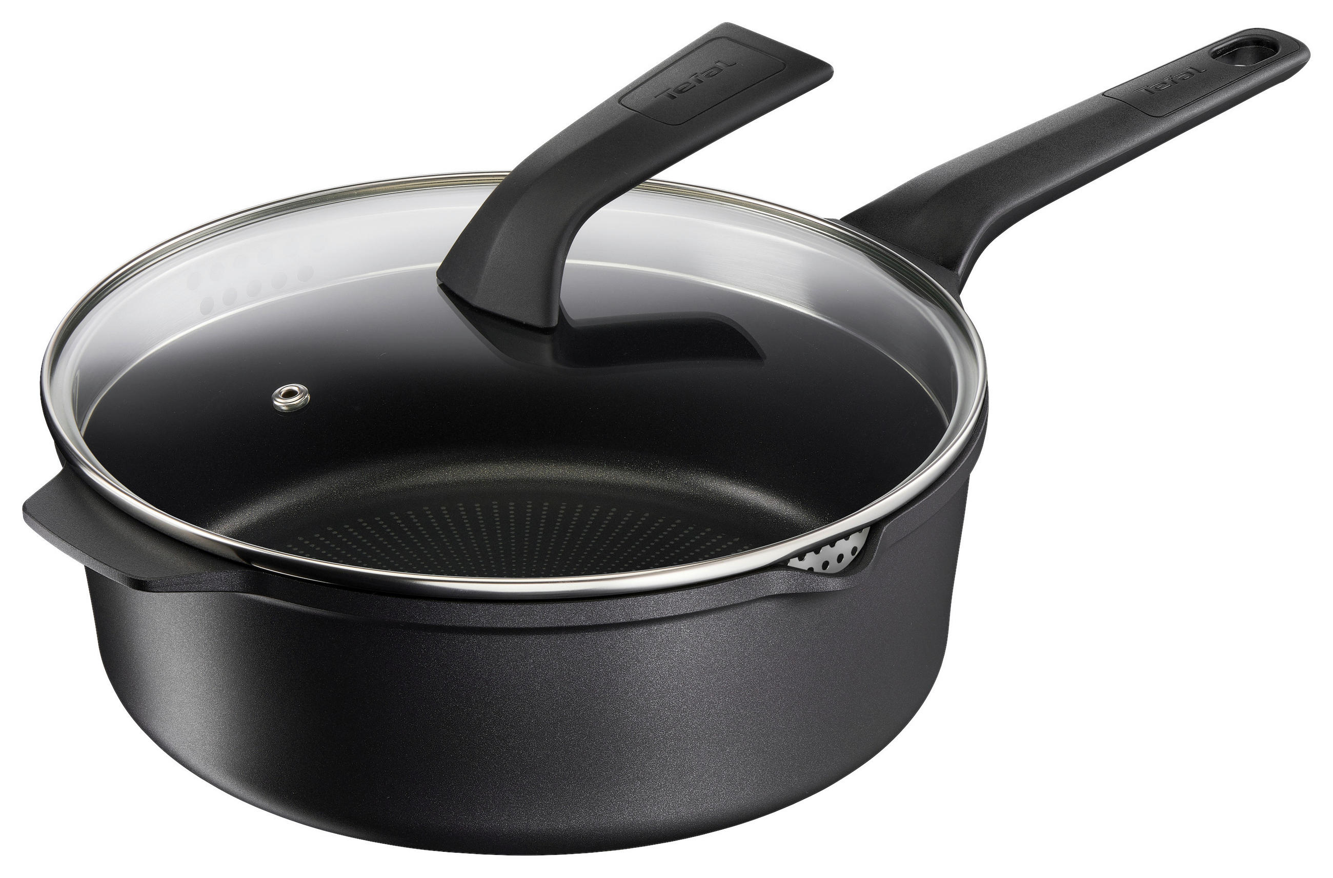 PFANNE ROBUSTO  - Schwarz, Basics, Metall (49,1/29,2/17,8cm) - Tefal