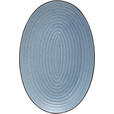 SERVIERPLATTE FARMHOUSE 21/31 cm  - Blau, Design, Keramik (21/31cm) - Landscape