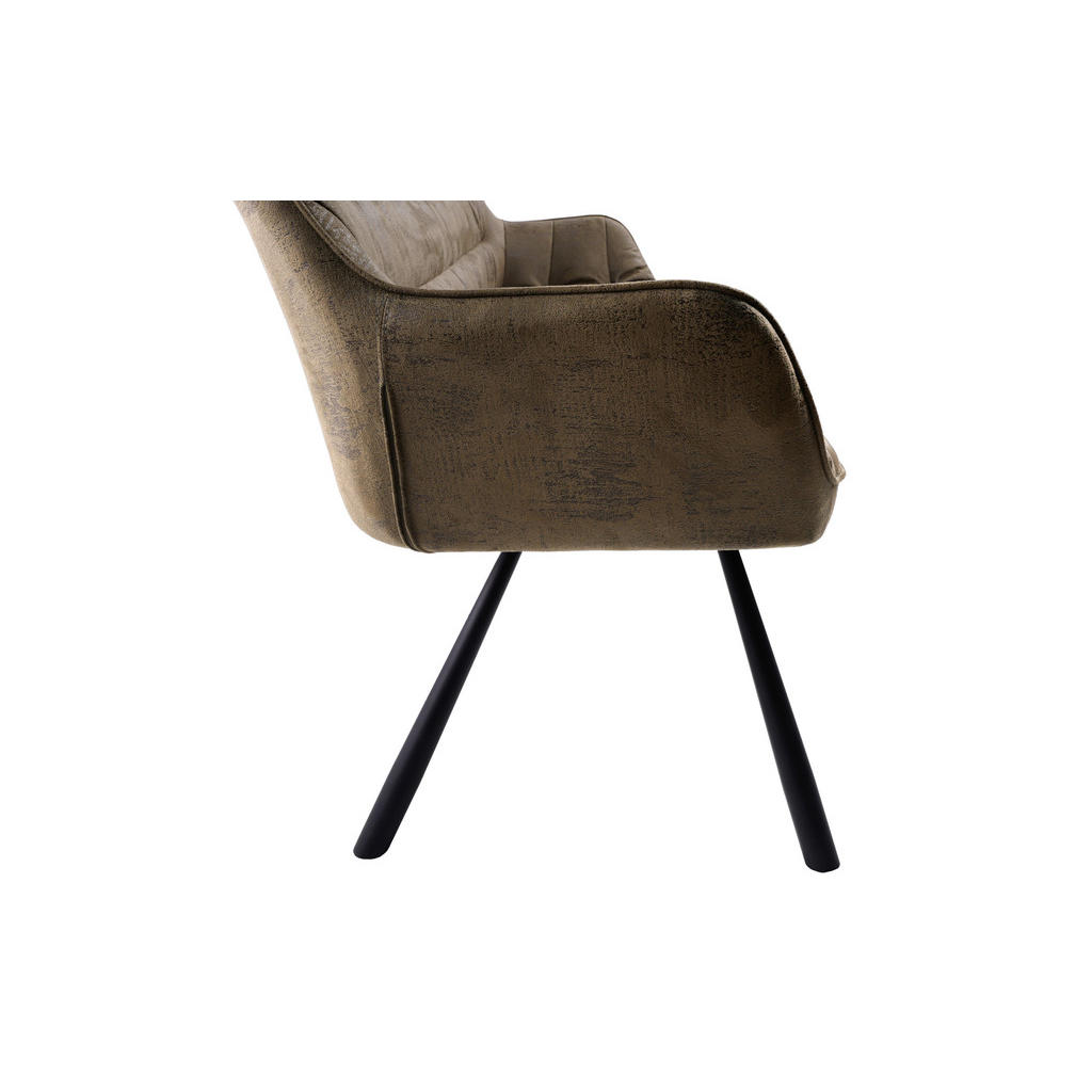 Thumbnail - Hom`in Sitzbank, Waldgrün, Metall, Textil, 3-Sitzer, 177.5x87x64 cm, Stoffauswahl, mit Rückenlehne, Esszimmer, Bänke, Si...