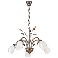 KRONLEUCHTER 4716 LILIANA 55/55/80 cm   - Braun, Basics, Metall (55/55/80cm)