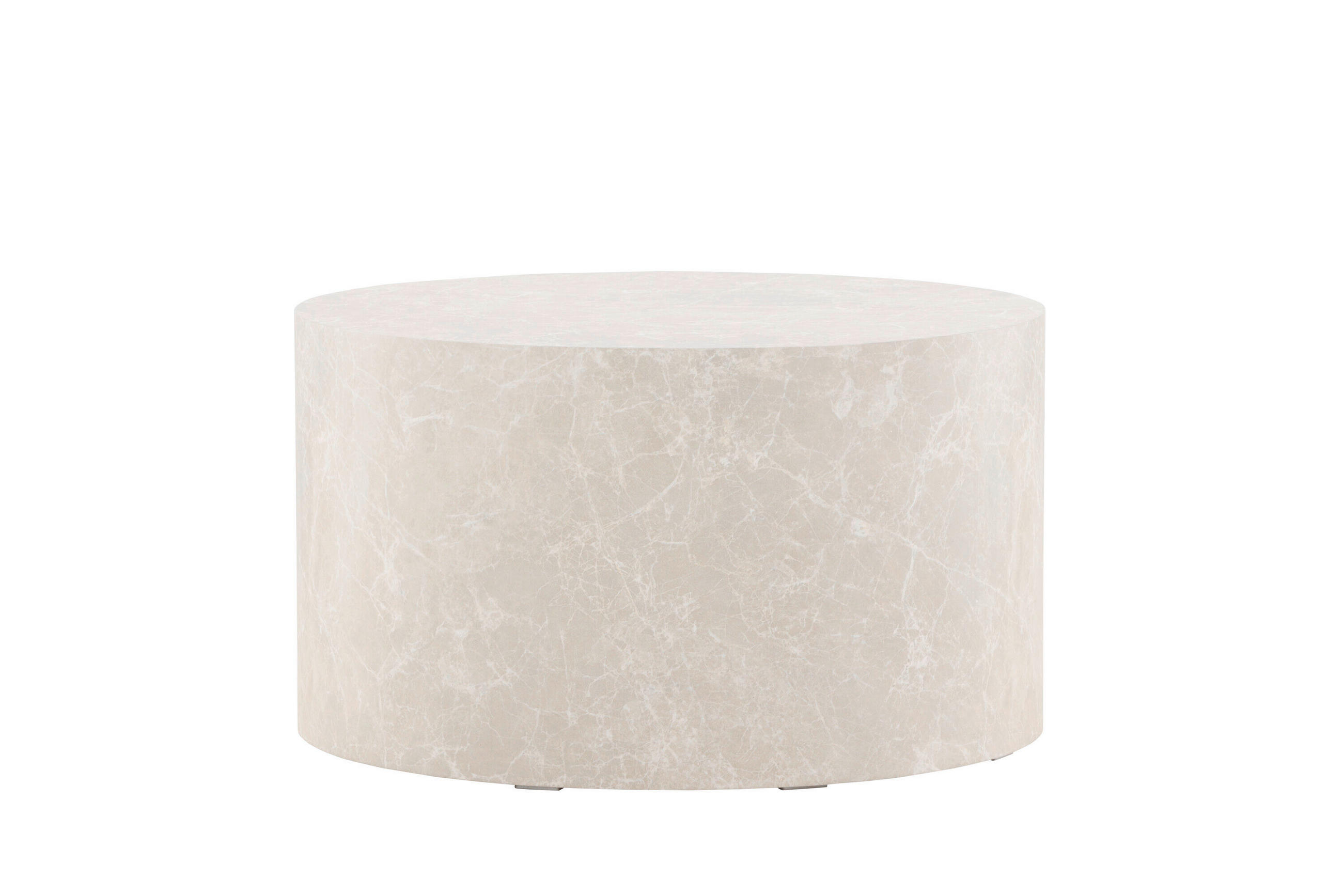 COUCHTISCH Pappel rund Beige  - Beige, MODERN, Holz (80/45cm) - Livetastic