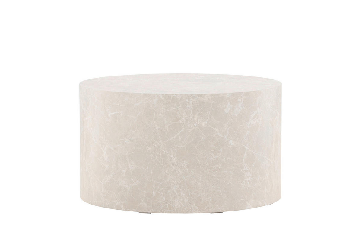 COUCHTISCH Pappel rund Beige  - Beige, MODERN, Holz (80/45cm) - Livetastic