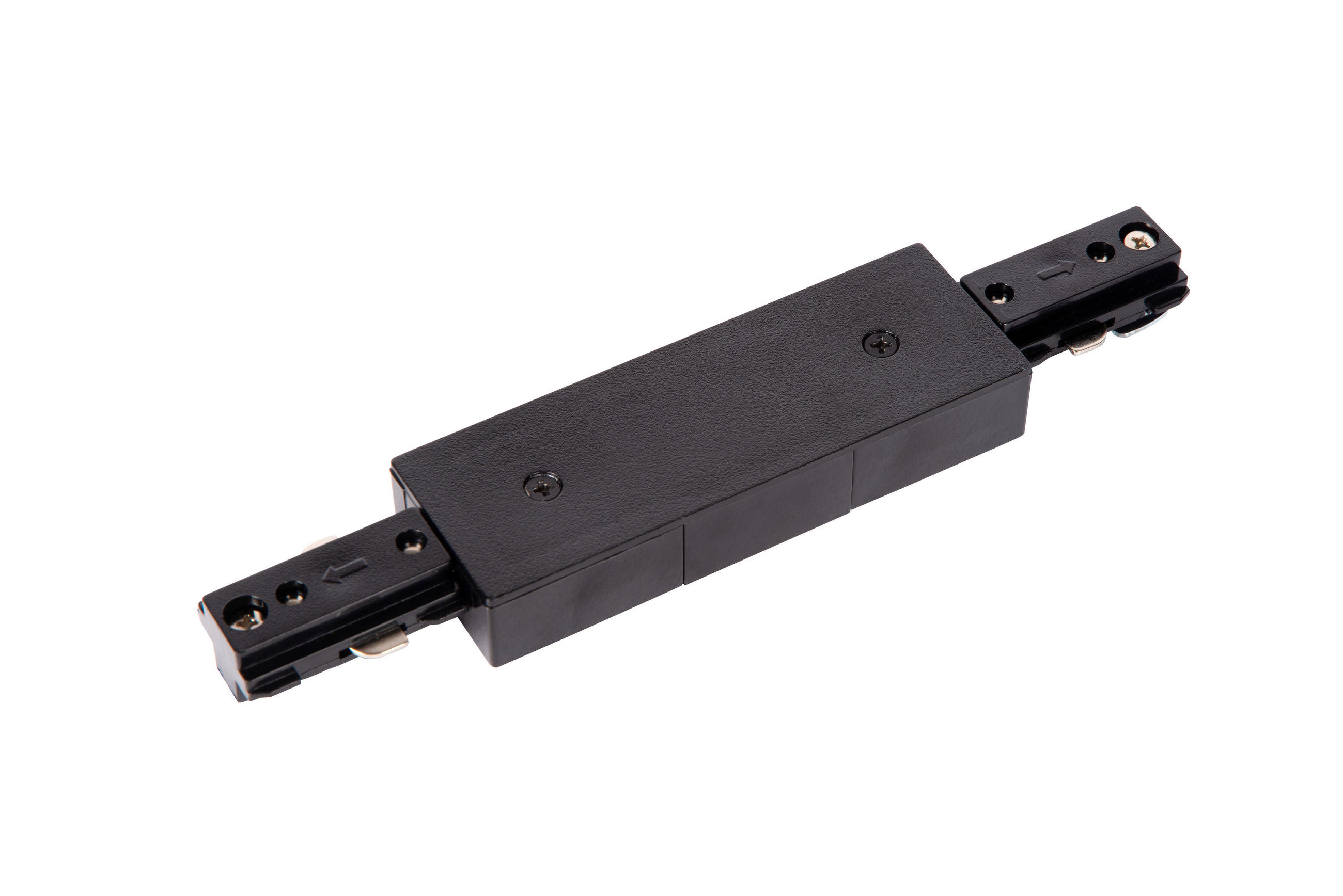 SCHIENENSYSTEM Track 17.7/3.5/1.8 cm  - Schwarz, Design, Kunststoff (17.7/3.5/1.8cm) - Lucide