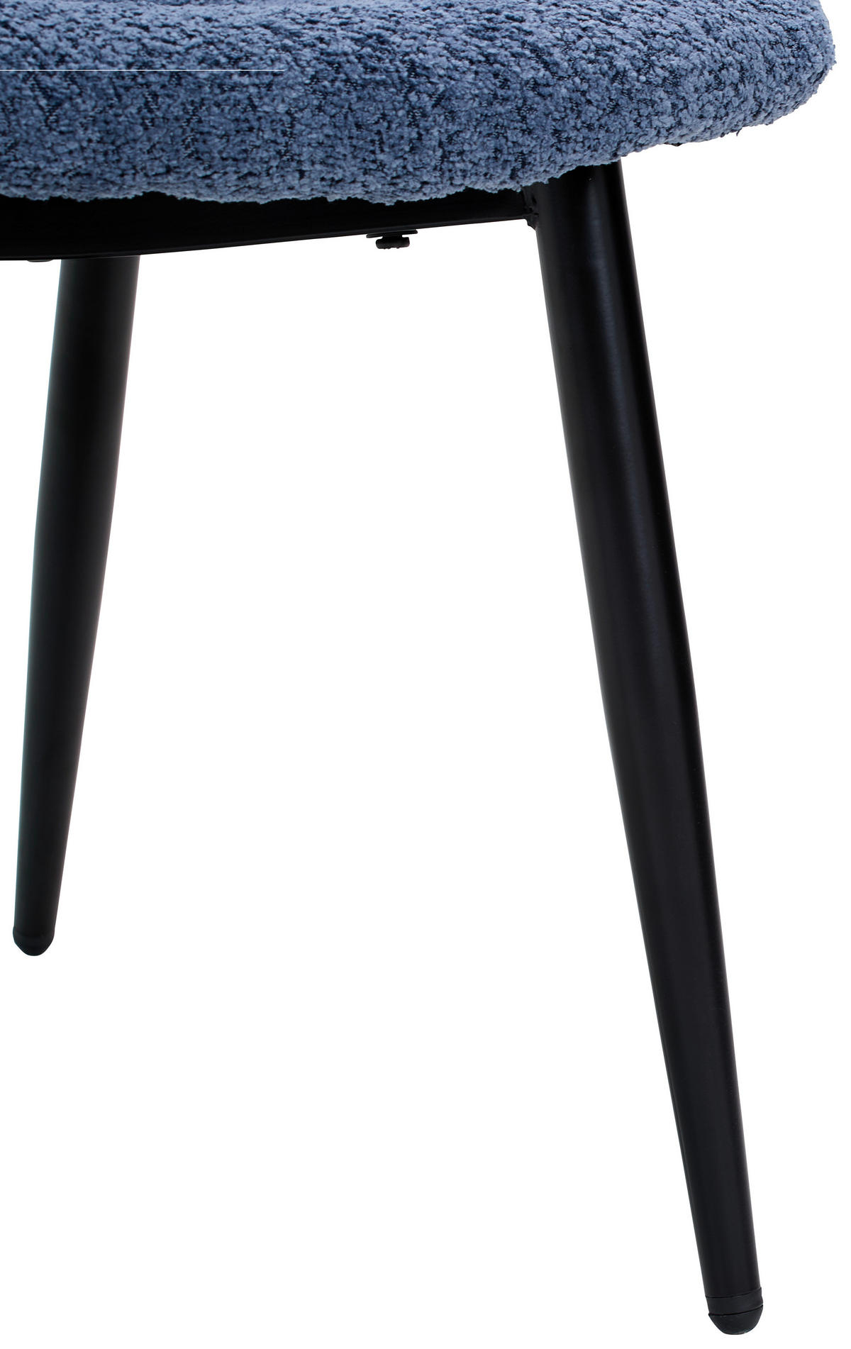 KŘESLO, dřevo, kov, textil, modrá, černá - modrá/černá, Design, kov/dřevo (63/82/74cm) - Livetastic