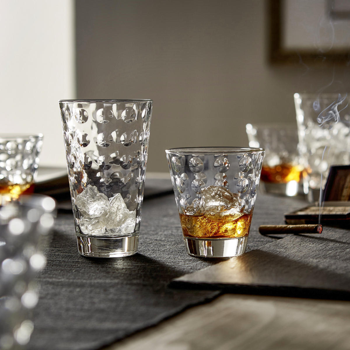 GLÄSERSET  6-teilig  - Klar, Trend, Glas (24,5/13,4/16,4cm) - Leonardo