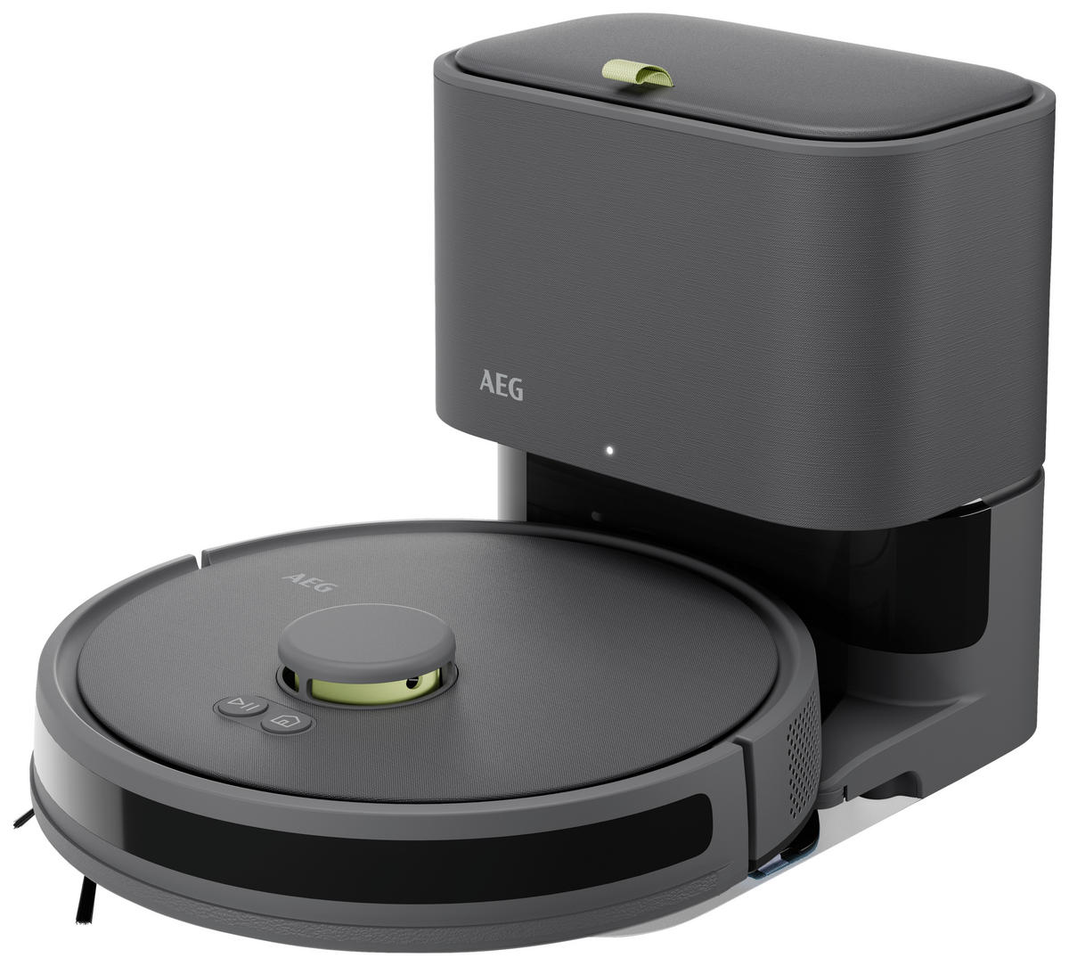 STAUBSAUGERROBOTER AR71UW2DG mit Wischfunktion  - Dunkelgrau, Basics, Kunststoff (28,2/10/28,2cm) - AEG