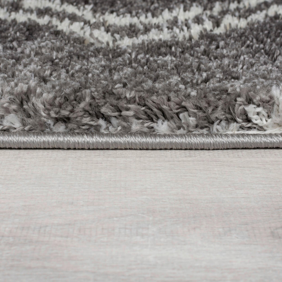 HOCHFLORTEPPICH 120/170 cm Atlas Grau  - Grau, KONVENTIONELL, Textil (120/170cm) - Xora