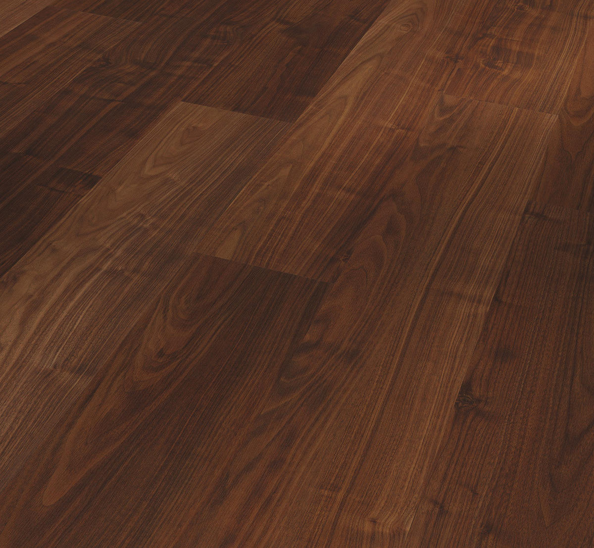 LAMINATBODEN Laminat Basic 200  per  m² - Walnussfarben, Basics, Holzwerkstoff (128.5/19.4/0.7cm) - Parador