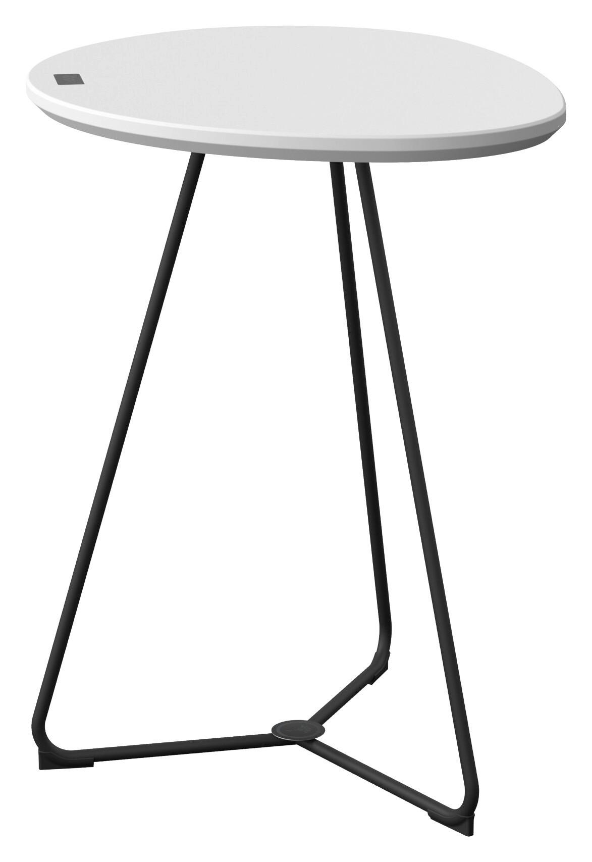 PRÍRUČNÝ STOLÍK, čierna, biela - čierna/biela, Design, kov/kompozitné drevo (47,5/35,7/51cm) - Joop!
