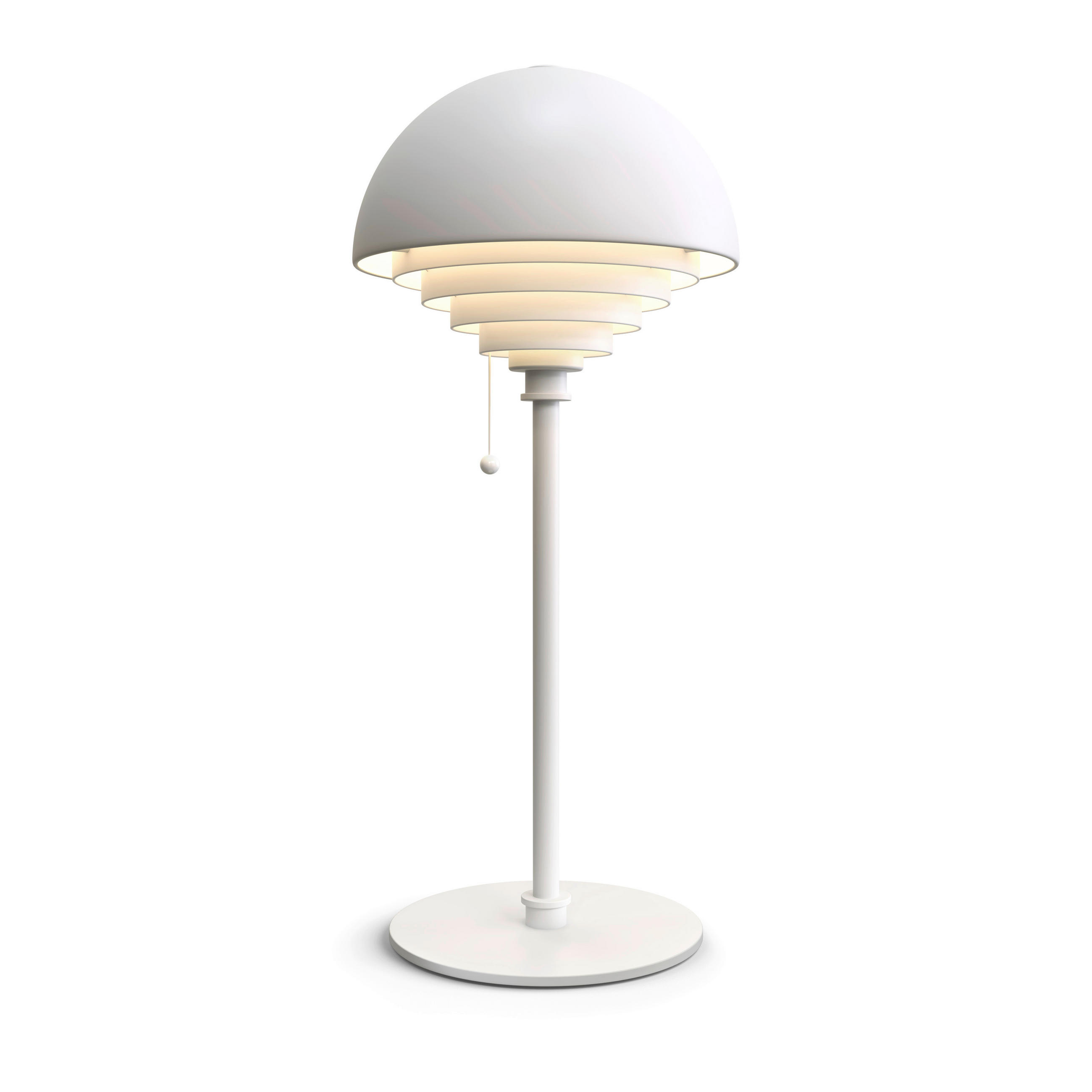 TISCHLEUCHTE Motown 23/52 cm   - Weiß, Design, Metall (23/52cm) - Belid