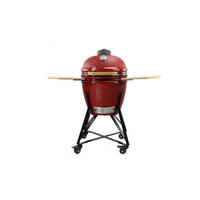 ŽAR NA OGLJE  KAMADO - rdeča, Basics, keramika (130/122/73cm) - Homeware Profession.