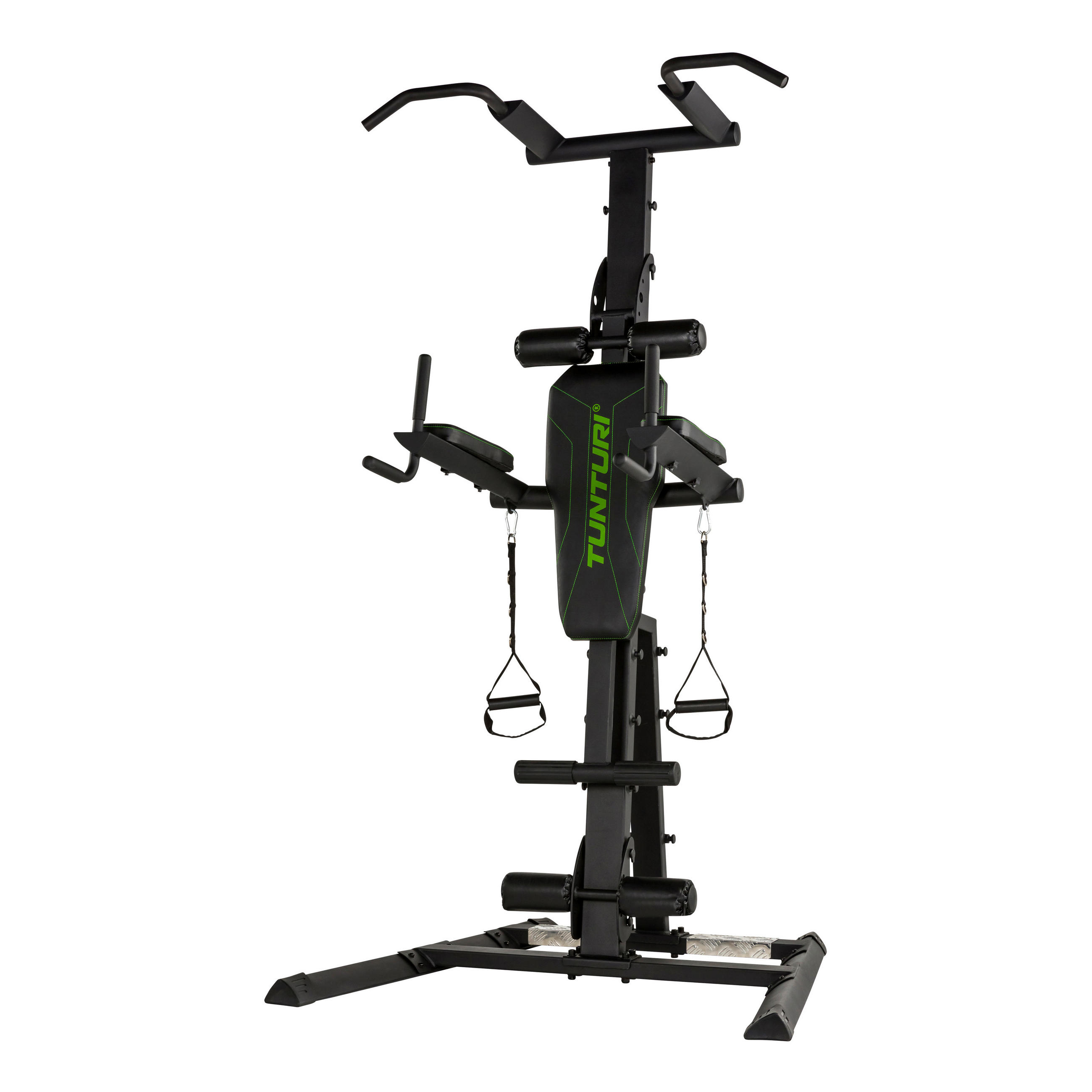 KRAFTSTATION  - Schwarz, KONVENTIONELL, Holz/Kunststoff (123/124/218cm)
