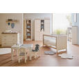 GITTERBETT CAMRON 145/76,50/80 cm - Weiß/Grau, Natur, Holz/Holzwerkstoff (145/76,50/80cm) - My Baby Lou
