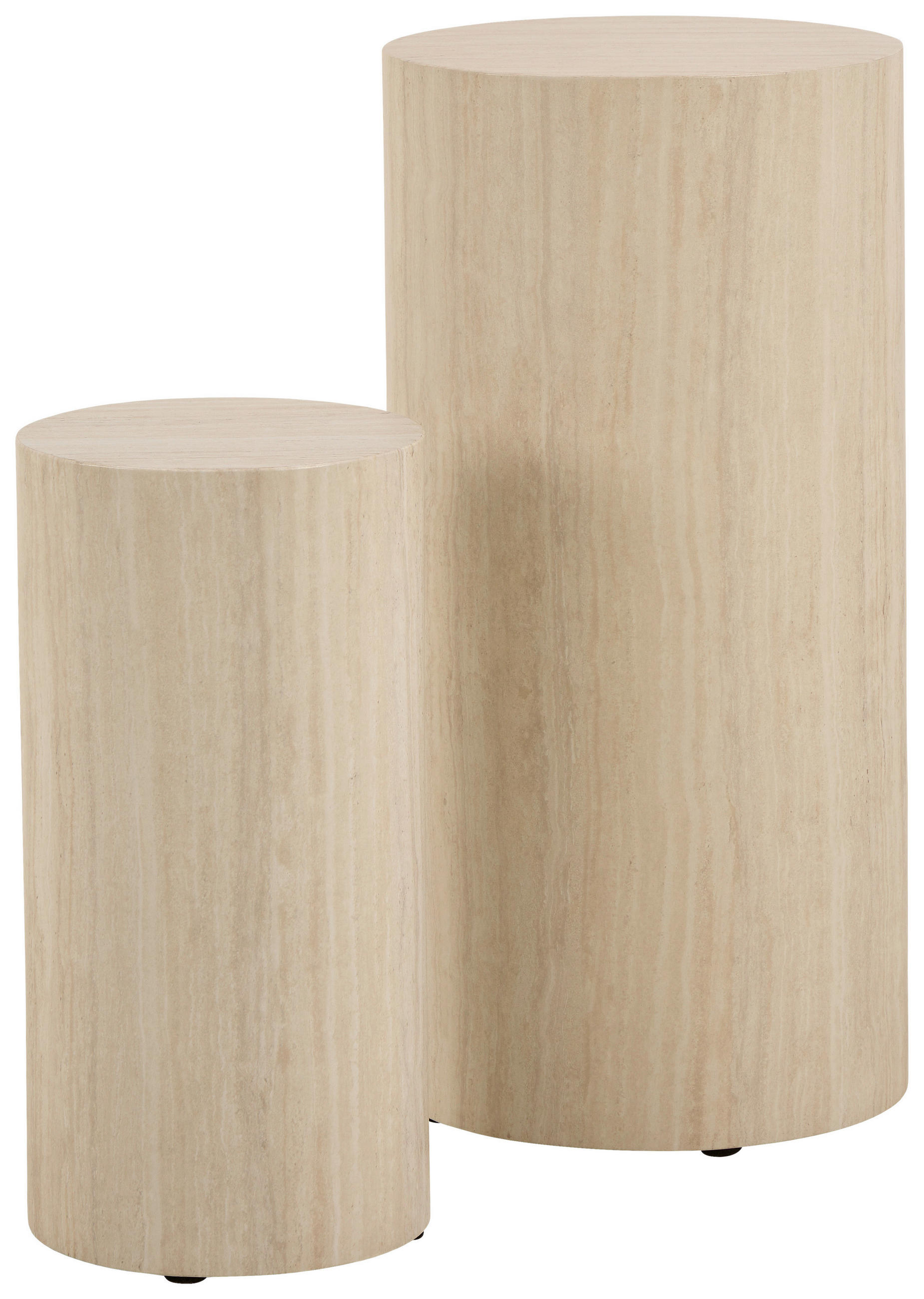 BLUMENTISCHSET Holzwerkstoff  - Sandfarben, Design, Holzwerkstoff (25/35/25/35/50/70cm)