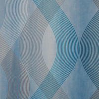 DEKOSTOFF per lfm Verdunkelung  - Blau, Basics, Textil (145cm) - Esposa