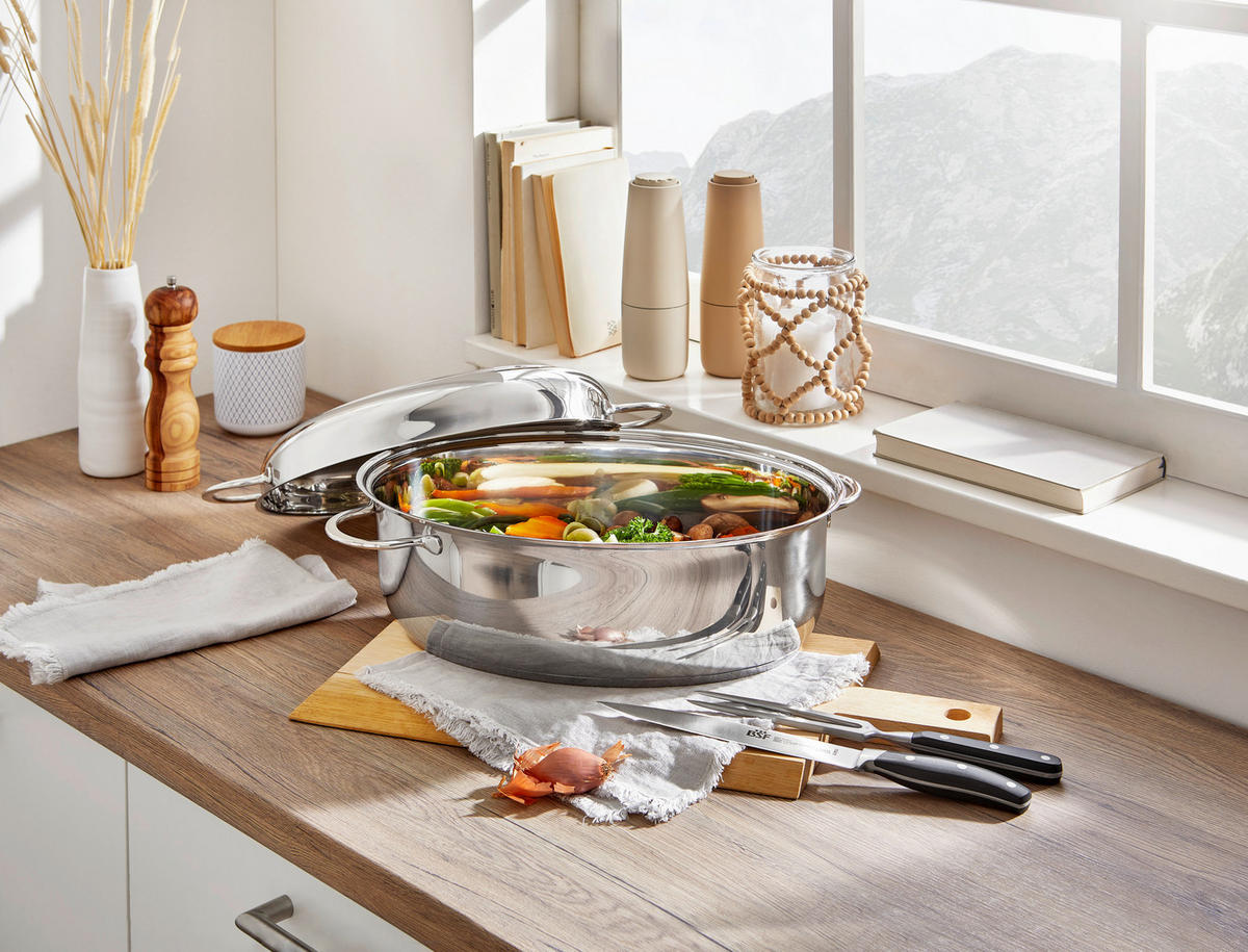 PEKÁČ 8,5 l - barvy nerez oceli, Basics, kov (38cm) - Zwilling