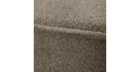 ECKSOFA in Chenille Taupe  - Taupe/Schwarz, KONVENTIONELL, Kunststoff/Textil (193/233cm) - Carryhome