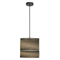 HÄNGELEUCHTE 25/130 cm  - Braun, Natur, Karton/Metall (25/130cm) - Osram