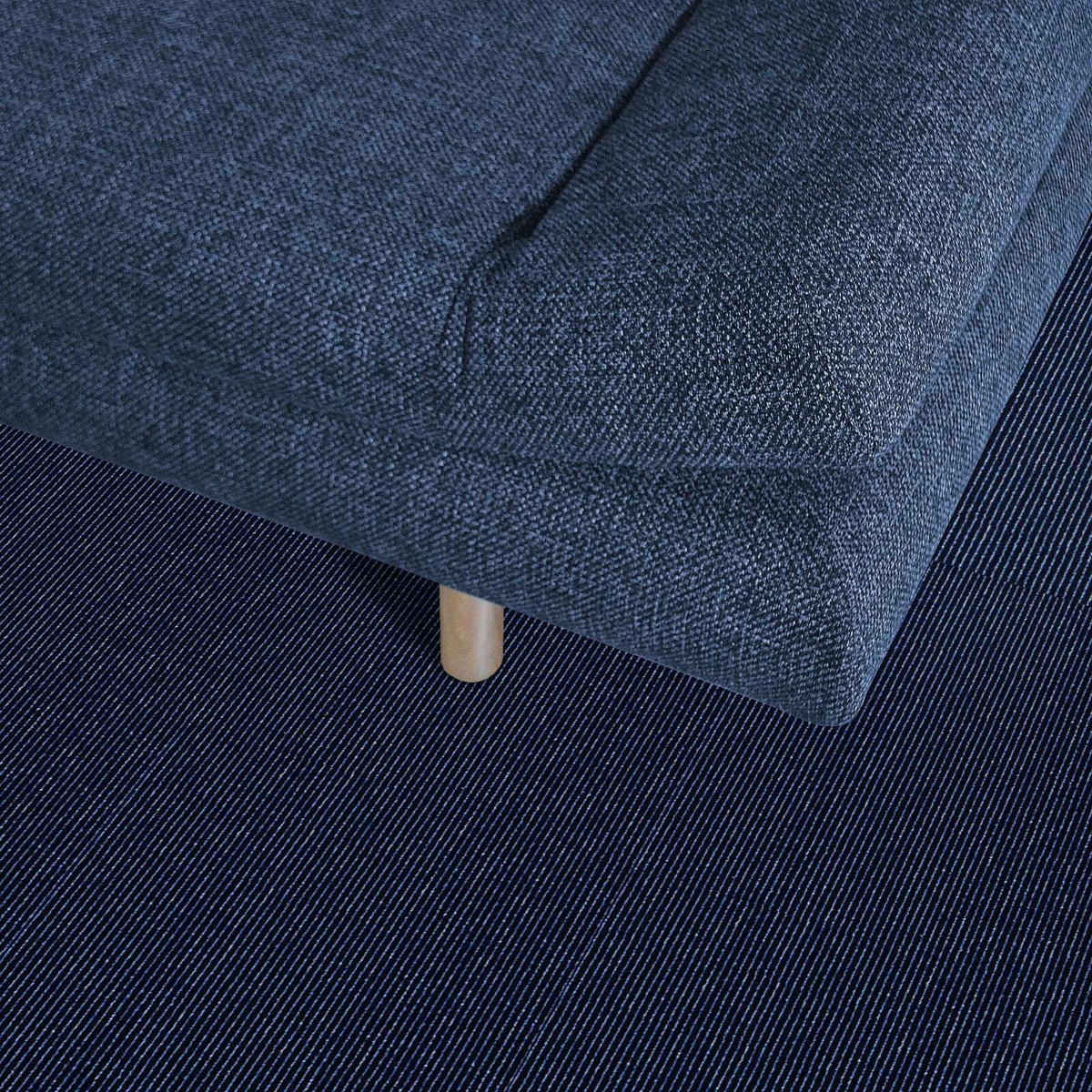 TEPPICHFLIESE - Dunkelblau, Basics, Kunststoff/Textil (50/50cm) - Esposa
