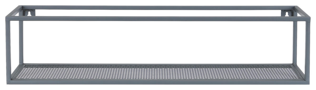 WANDREGAL Dunkelgrau  - Dunkelgrau, Basics, Metall (70/16/16cm) - home24