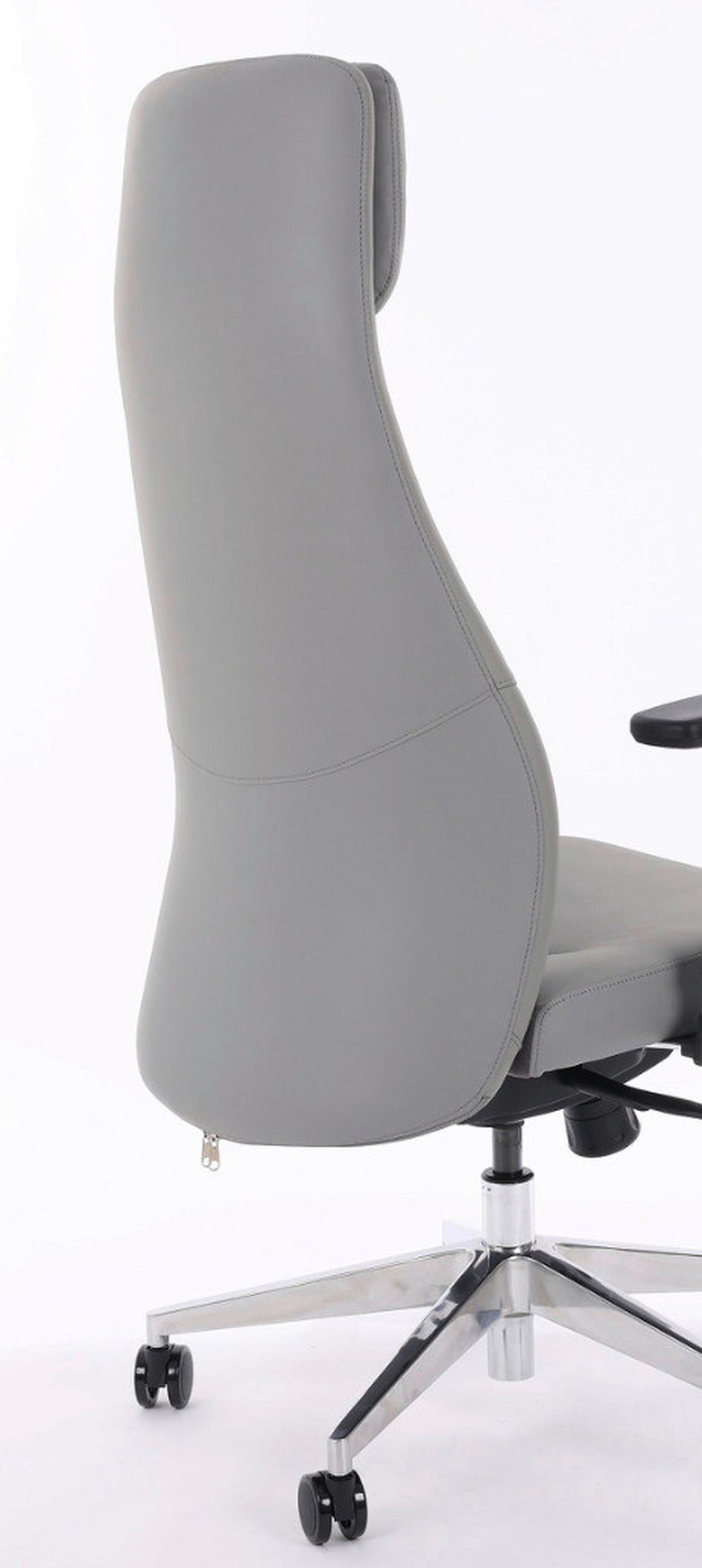 UREDSKI STOLAC    - tamno siva, Moderno, metal/plastika (60/120/55cm)