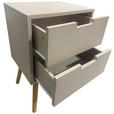 NACHTSCHRANK 40/60/30 cm Kiefer massiv  - Kaschmir/Naturfarben, Design, Holz/Holzwerkstoff (40/60/30cm) - Xora