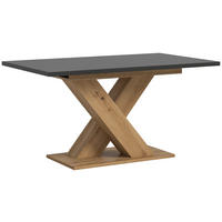 AUSZIEHTISCH in Holzwerkstoff 150-190/90/76 cm  - Eiche Artisan/Grau, KONVENTIONELL, Holzwerkstoff (150-190/90/76cm)
