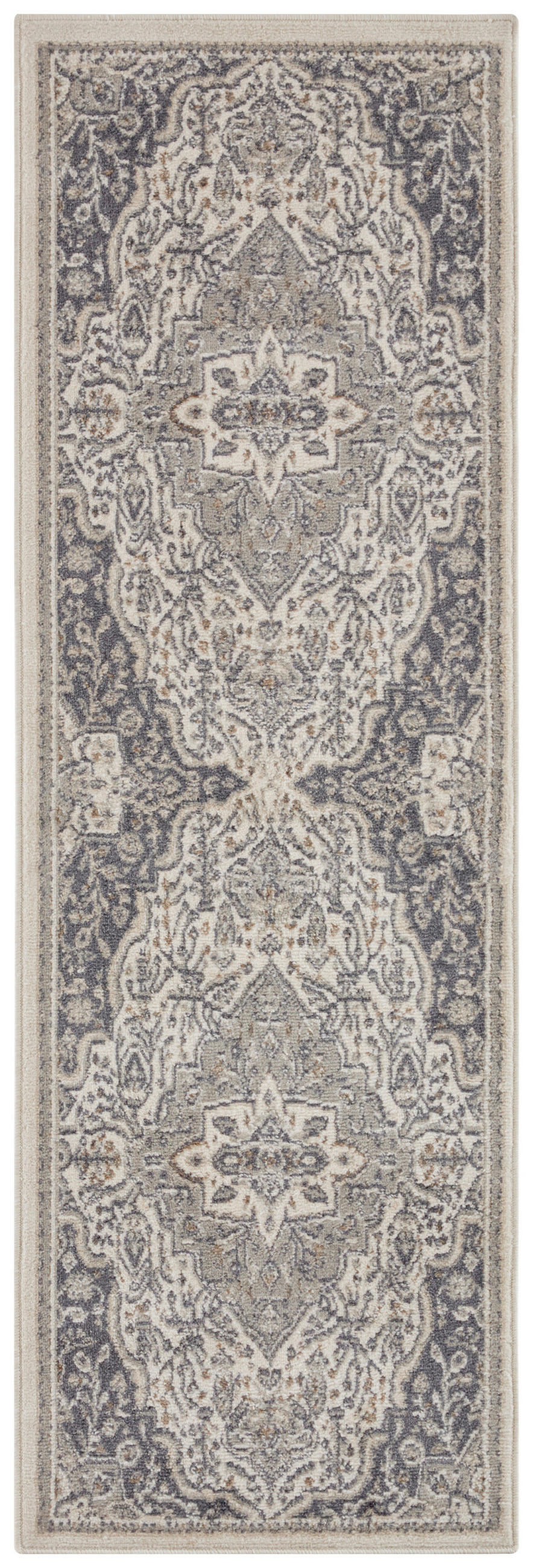 LÄUFER 80/200 cm Terrain  - Grau, Design, Kunststoff/Textil (80/200cm)