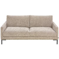 3-SITZER-SOFA in Webstoff Greige  - Greige/Schwarz, Konventionell, Textil/Metall (196/78/90cm) - MID.YOU